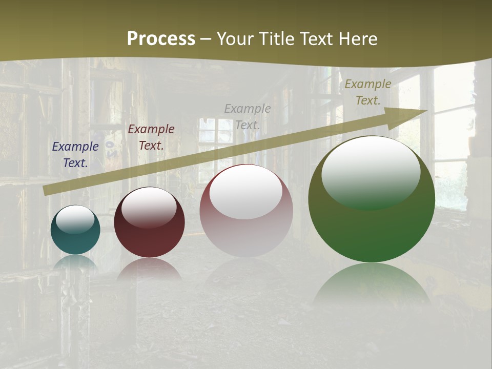 Past Abandoned Shabby PowerPoint Template