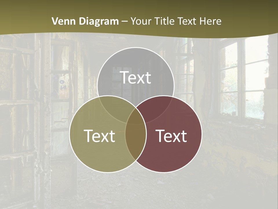 Past Abandoned Shabby PowerPoint Template