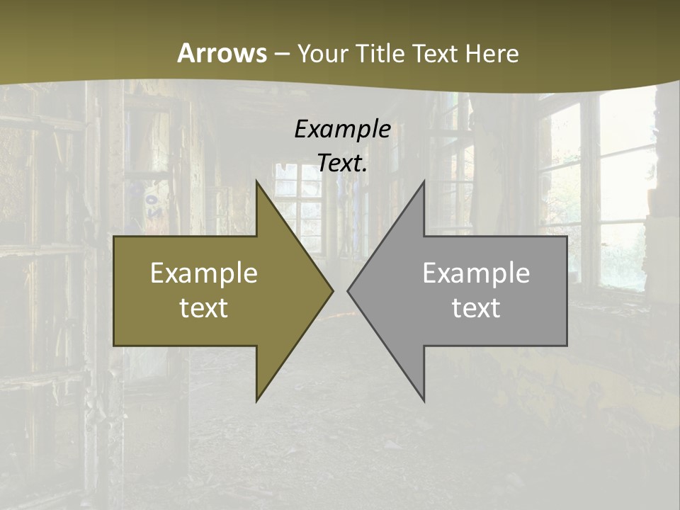 Past Abandoned Shabby PowerPoint Template