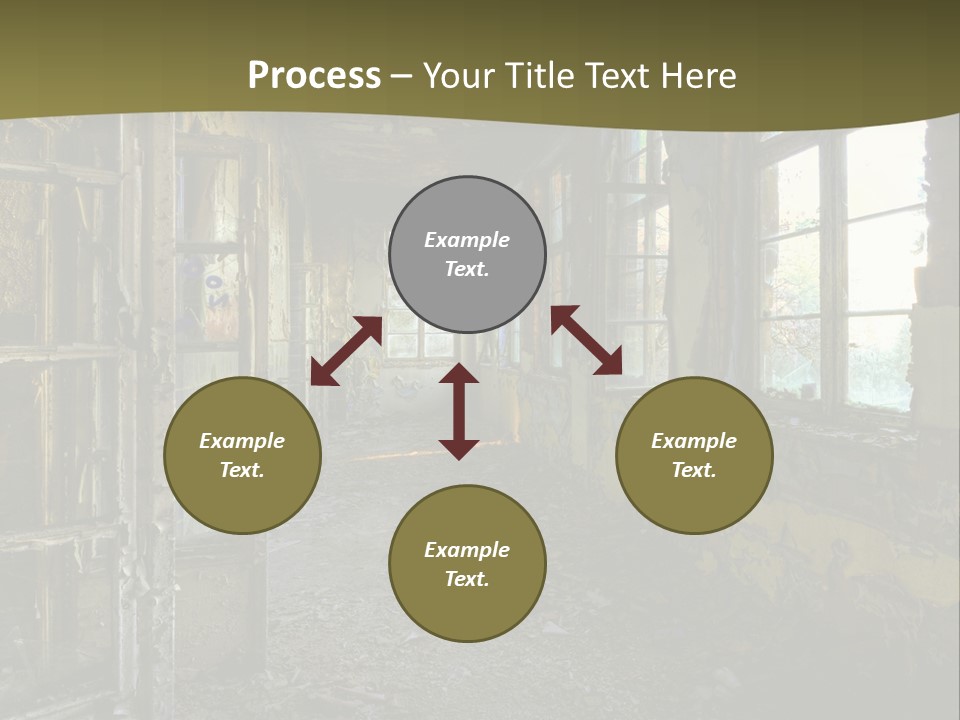 Past Abandoned Shabby PowerPoint Template
