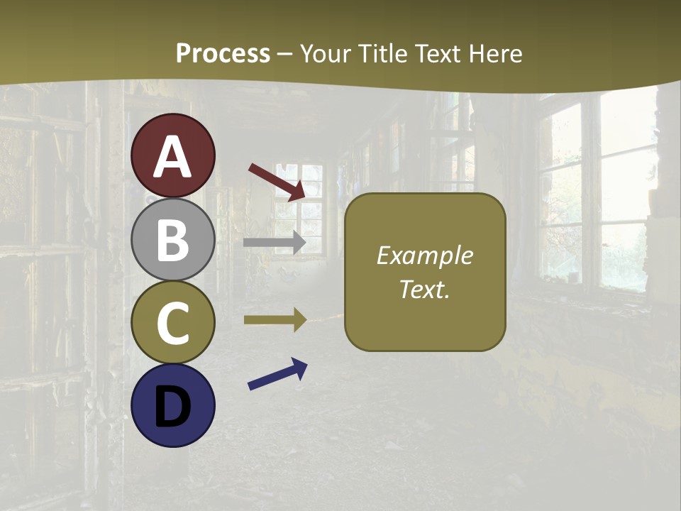Past Abandoned Shabby PowerPoint Template