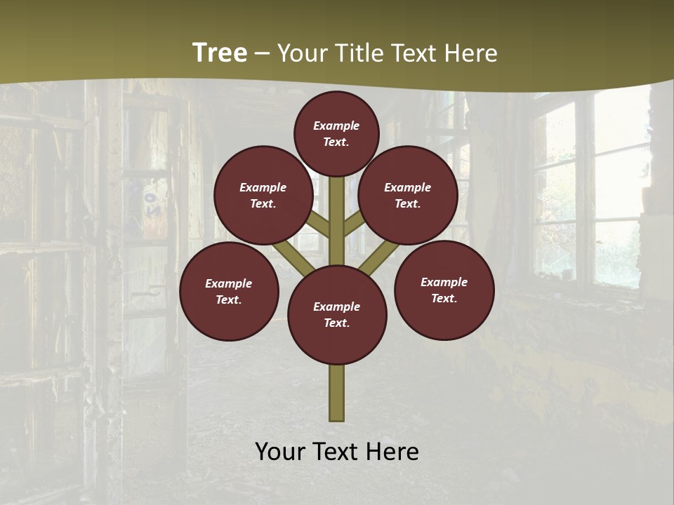 Past Abandoned Shabby PowerPoint Template