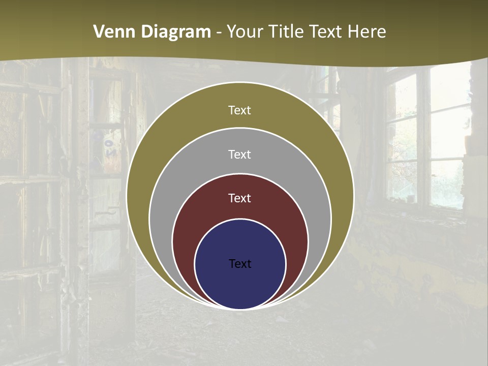 Past Abandoned Shabby PowerPoint Template