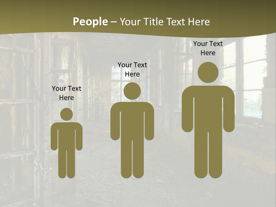 Past Abandoned Shabby PowerPoint Template