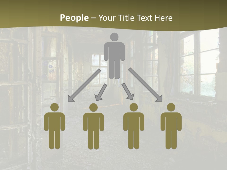 Past Abandoned Shabby PowerPoint Template