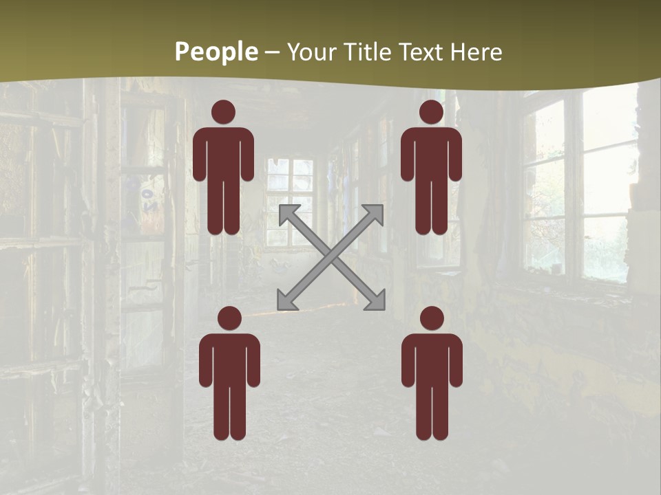 Past Abandoned Shabby PowerPoint Template