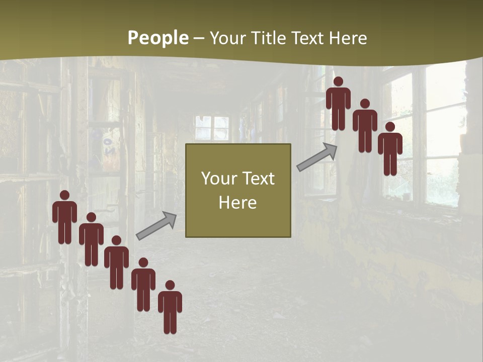 Past Abandoned Shabby PowerPoint Template
