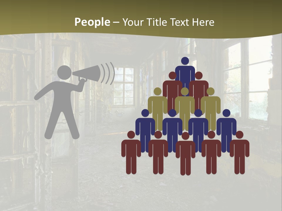 Past Abandoned Shabby PowerPoint Template