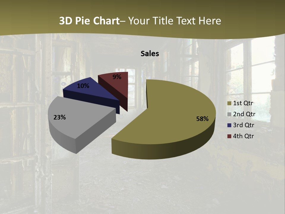 Past Abandoned Shabby PowerPoint Template