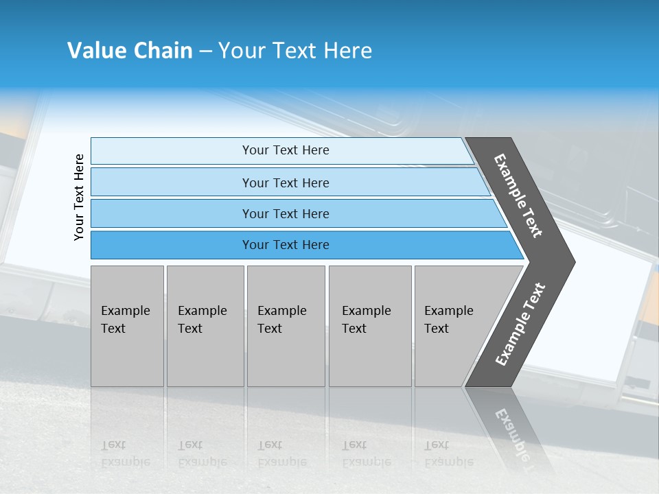 Blank Bus Ad PowerPoint Template