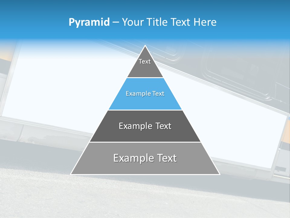 Blank Bus Ad PowerPoint Template