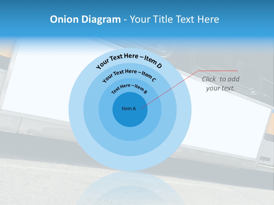 Blank Bus Ad PowerPoint Template