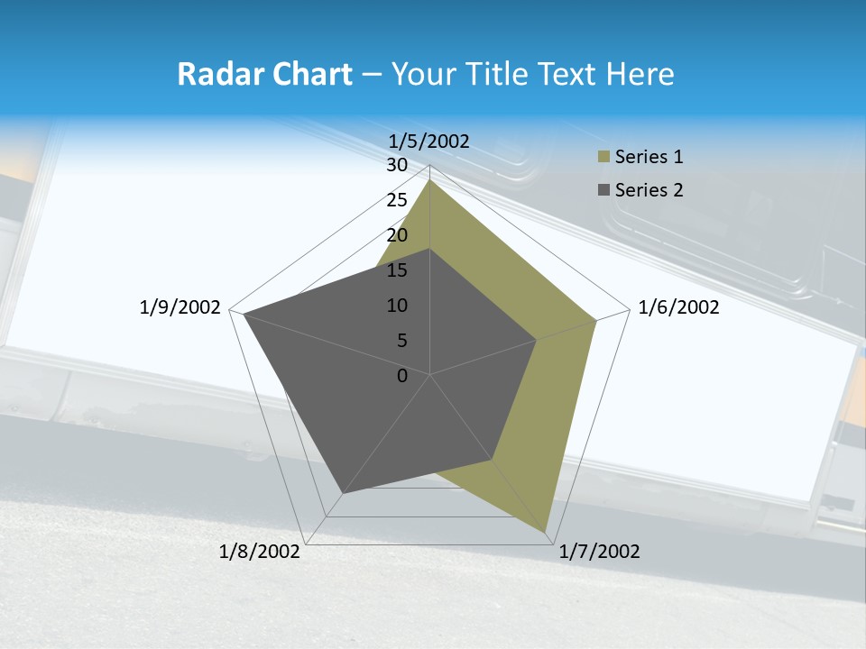 Blank Bus Ad PowerPoint Template