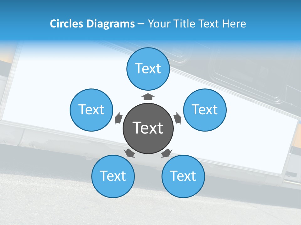 Blank Bus Ad PowerPoint Template