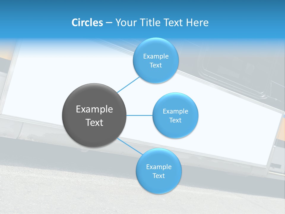 Blank Bus Ad PowerPoint Template