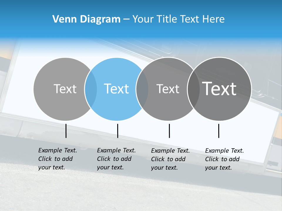 Blank Bus Ad PowerPoint Template