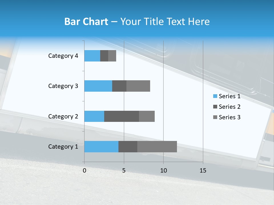 Blank Bus Ad PowerPoint Template