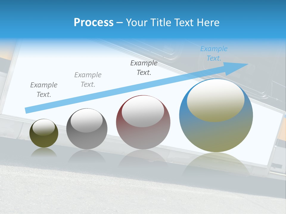 Blank Bus Ad PowerPoint Template