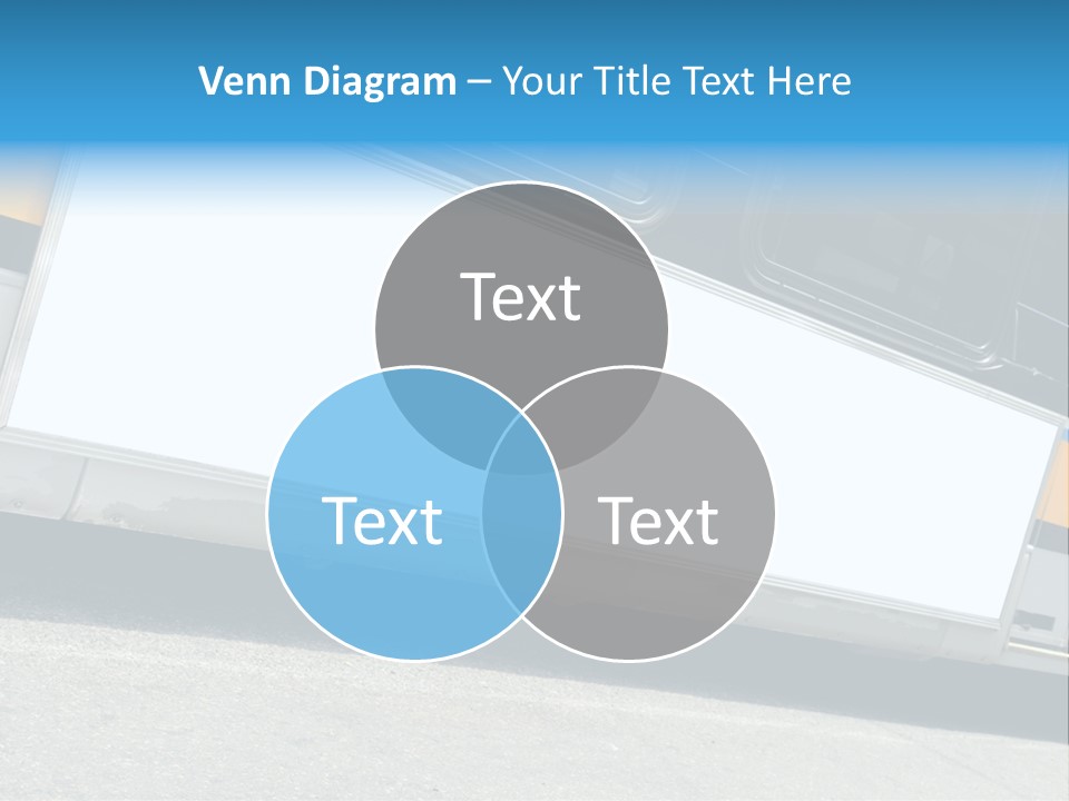 Blank Bus Ad PowerPoint Template