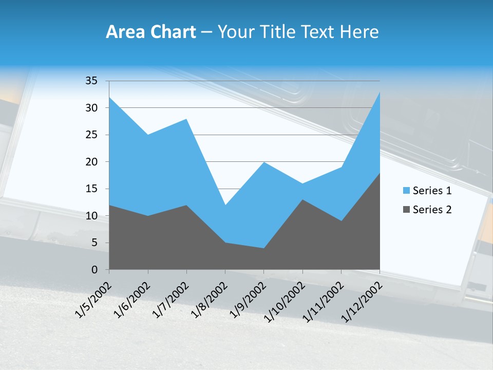 Blank Bus Ad PowerPoint Template