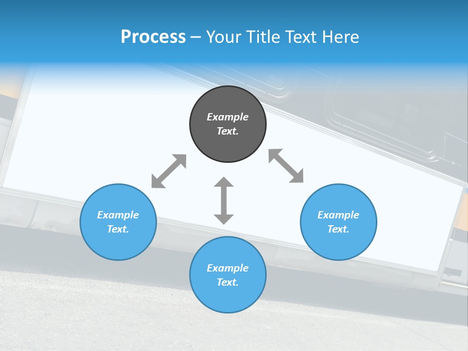 Blank Bus Ad PowerPoint Template