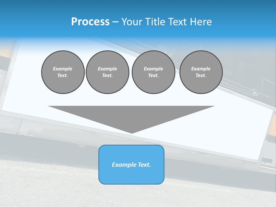 Blank Bus Ad PowerPoint Template