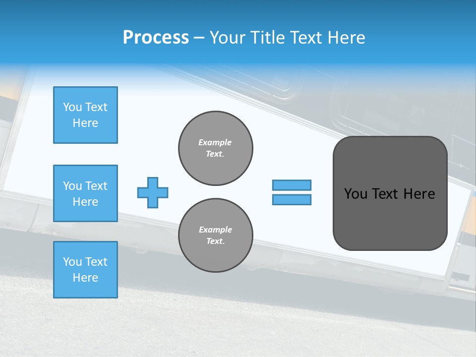 Blank Bus Ad PowerPoint Template