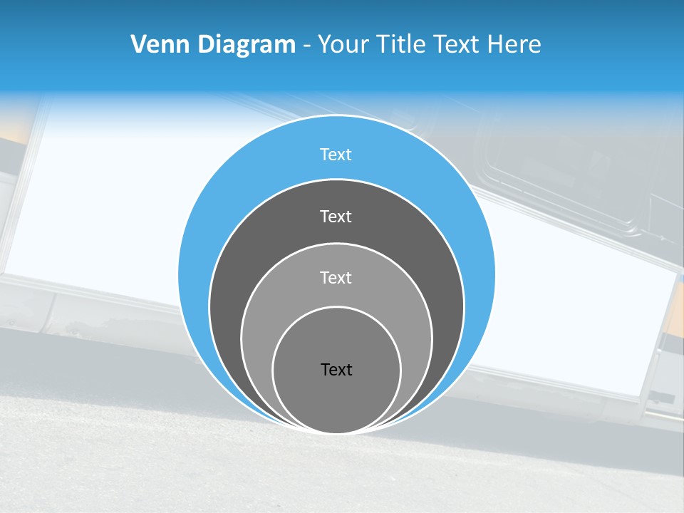 Blank Bus Ad PowerPoint Template