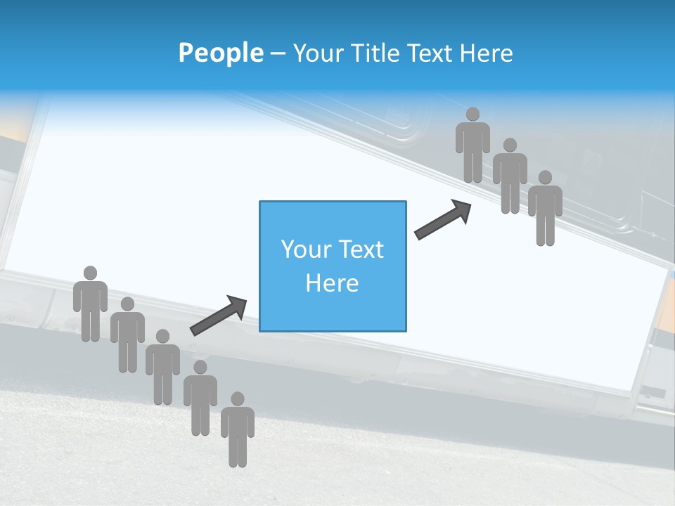 Blank Bus Ad PowerPoint Template