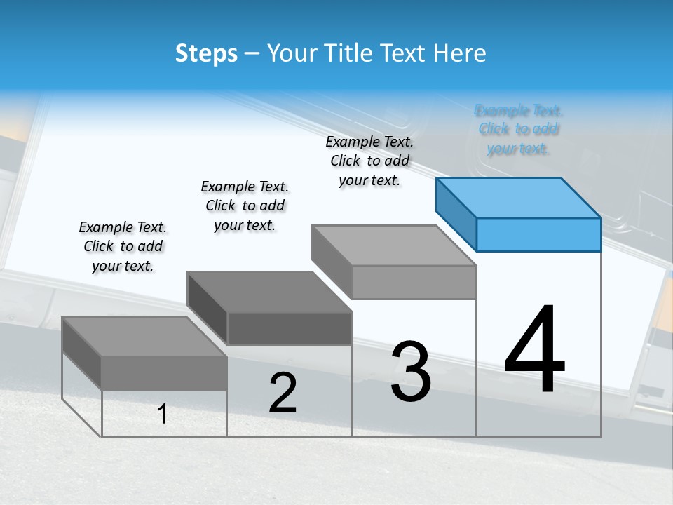 Blank Bus Ad PowerPoint Template