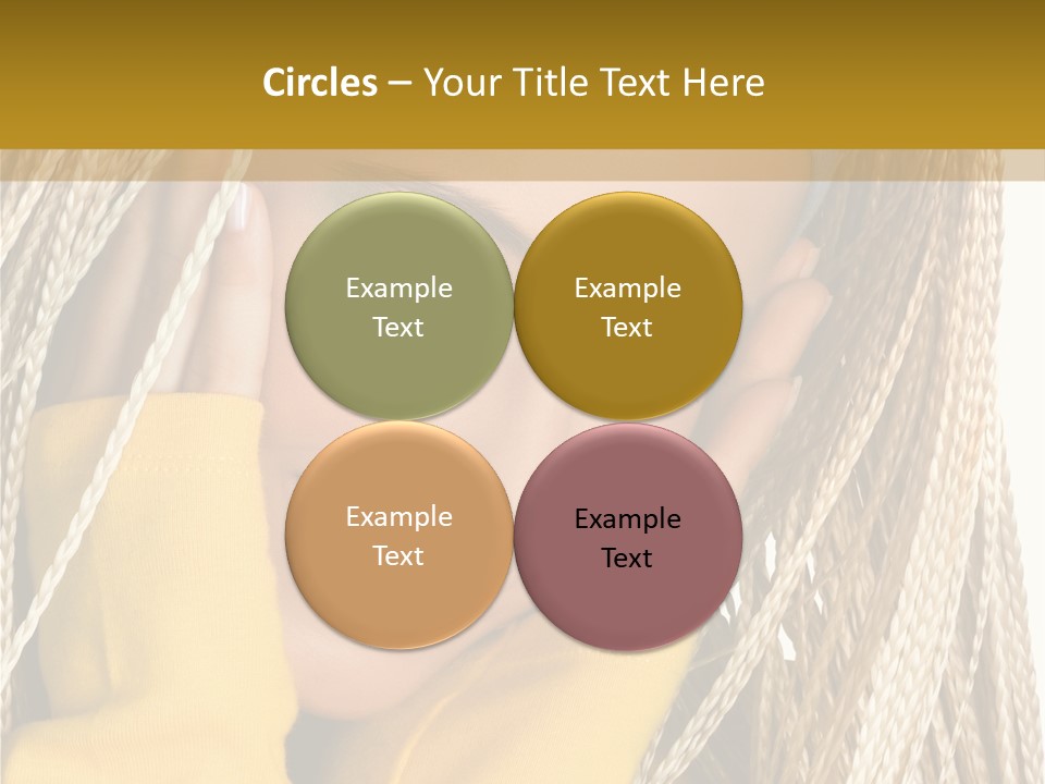 Dreadlocks Girl PowerPoint Template