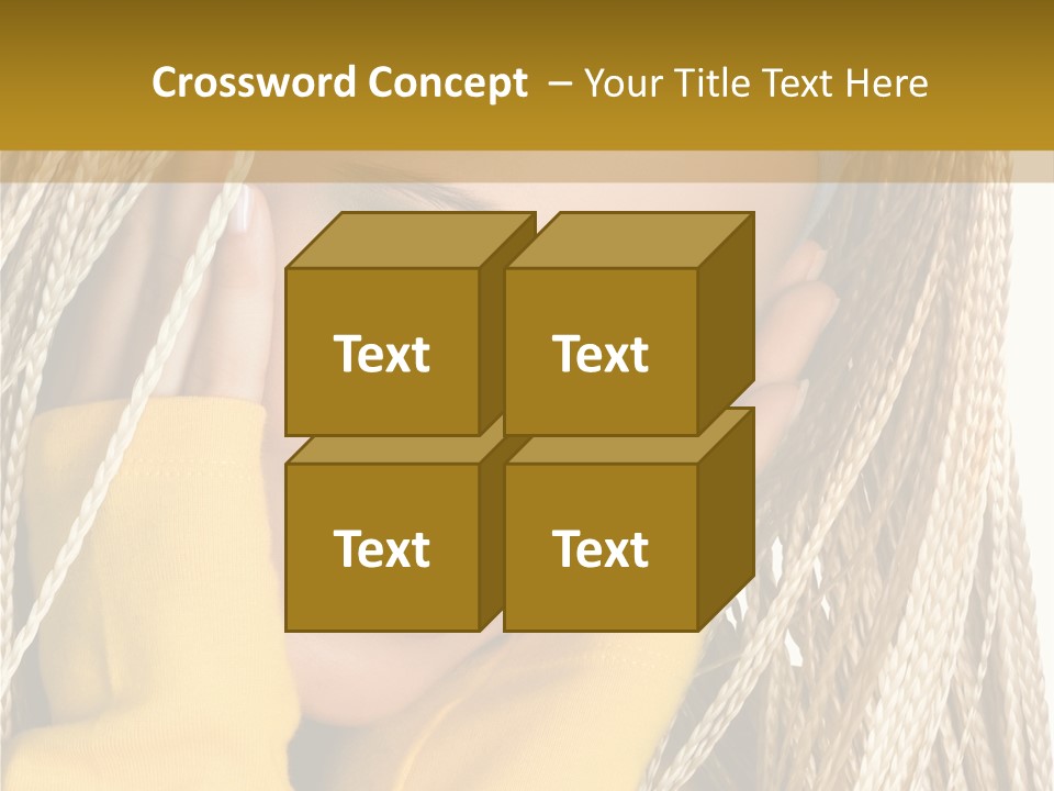 Dreadlocks Girl PowerPoint Template