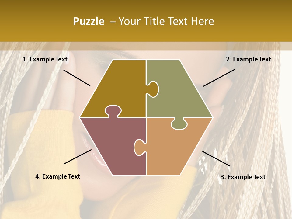 Dreadlocks Girl PowerPoint Template