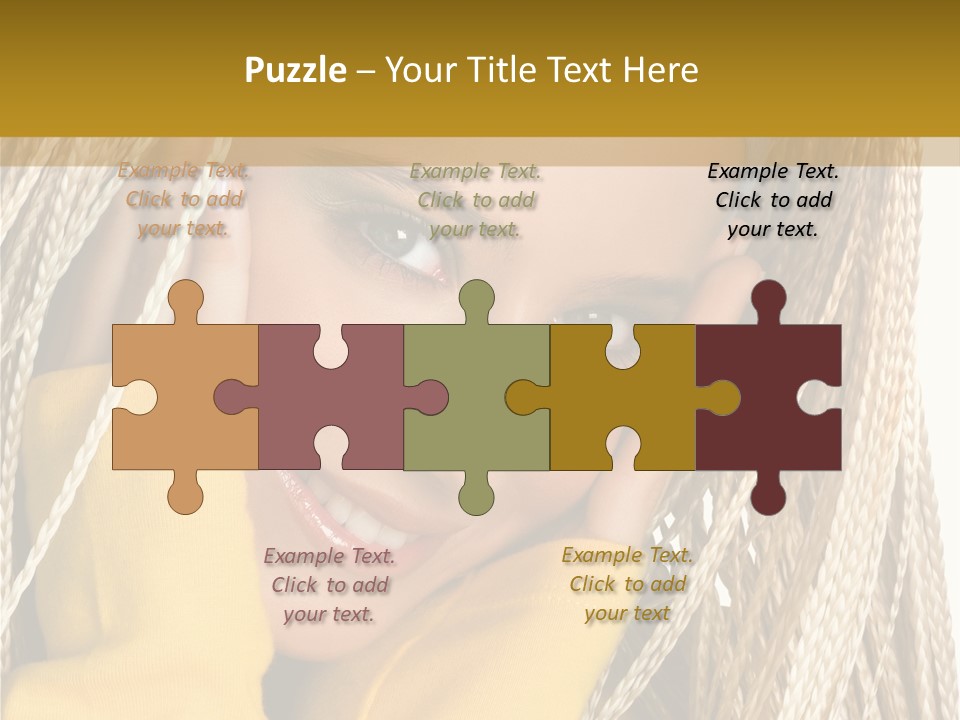 Dreadlocks Girl PowerPoint Template