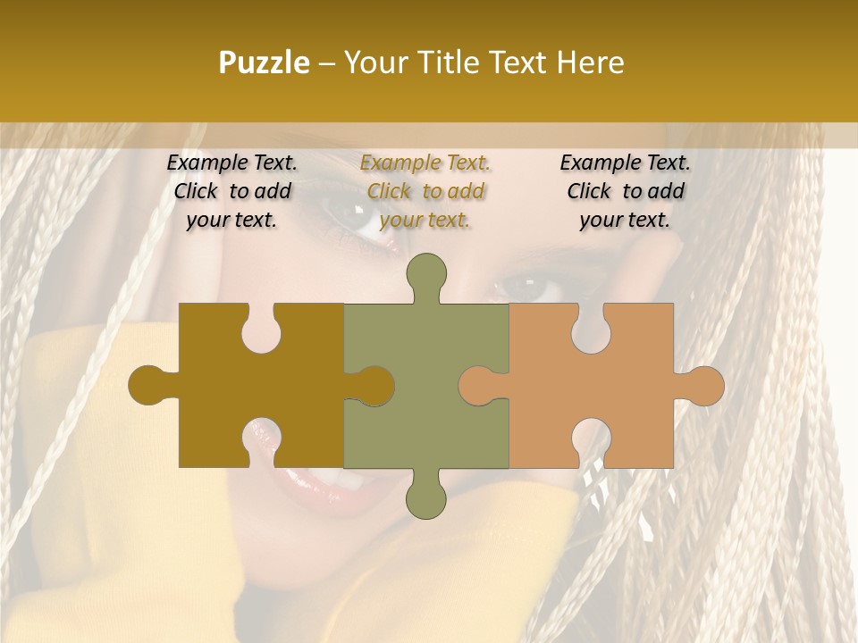 Dreadlocks Girl PowerPoint Template