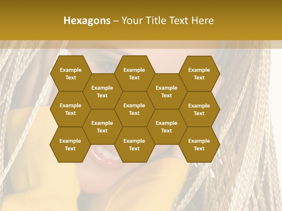 Dreadlocks Girl PowerPoint Template