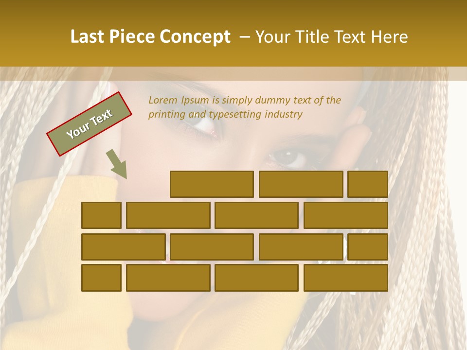 Dreadlocks Girl PowerPoint Template