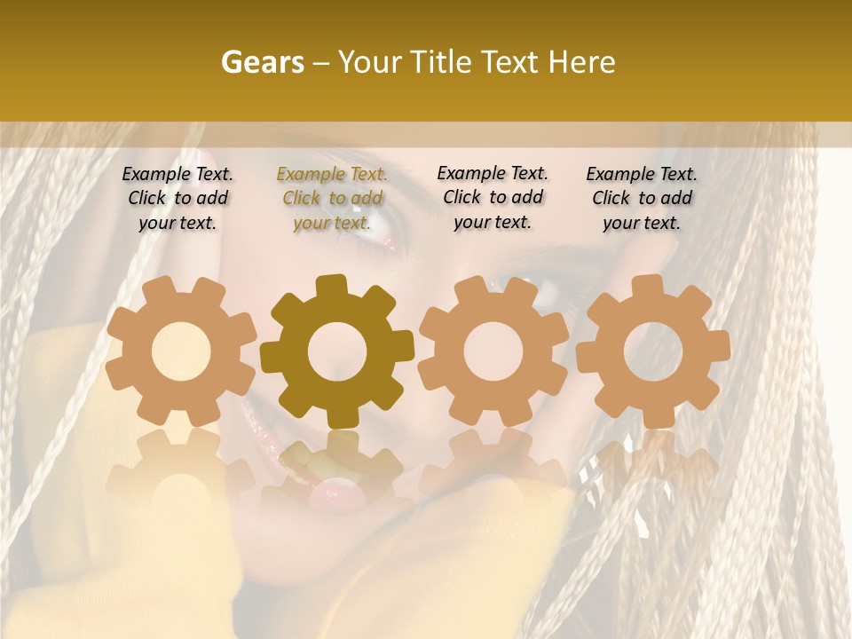 Dreadlocks Girl PowerPoint Template