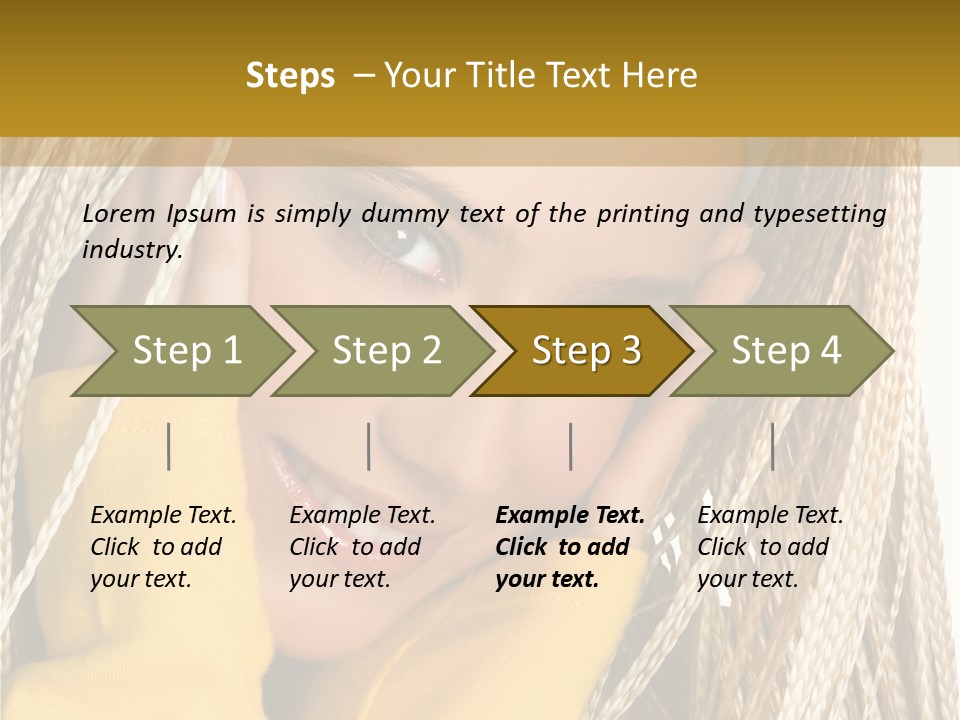 Dreadlocks Girl PowerPoint Template