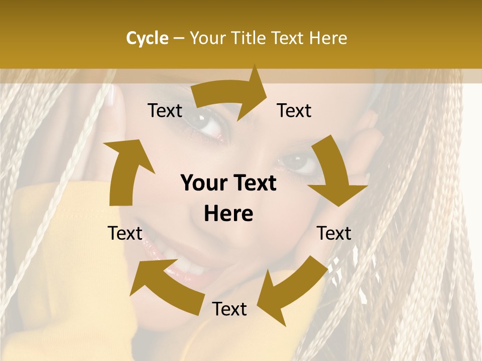 Dreadlocks Girl PowerPoint Template