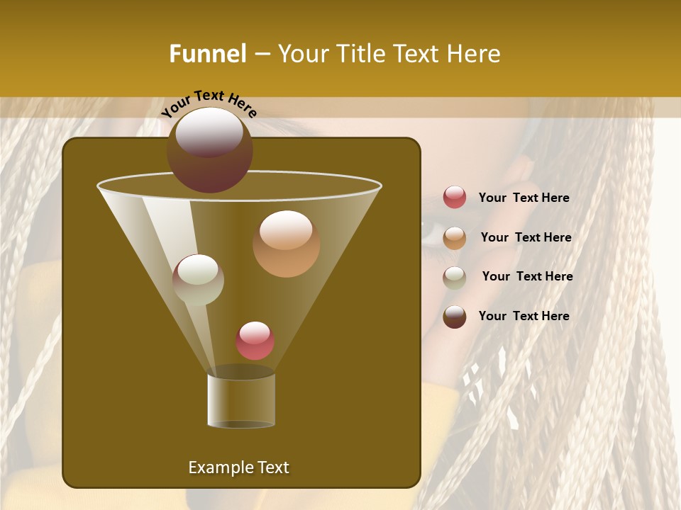 Dreadlocks Girl PowerPoint Template