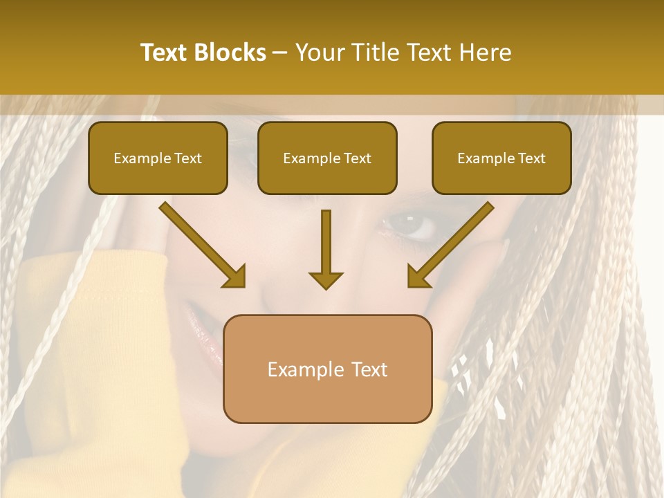 Dreadlocks Girl PowerPoint Template