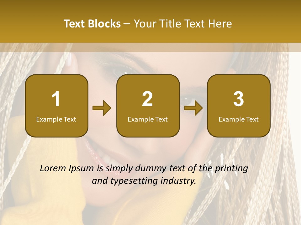 Dreadlocks Girl PowerPoint Template