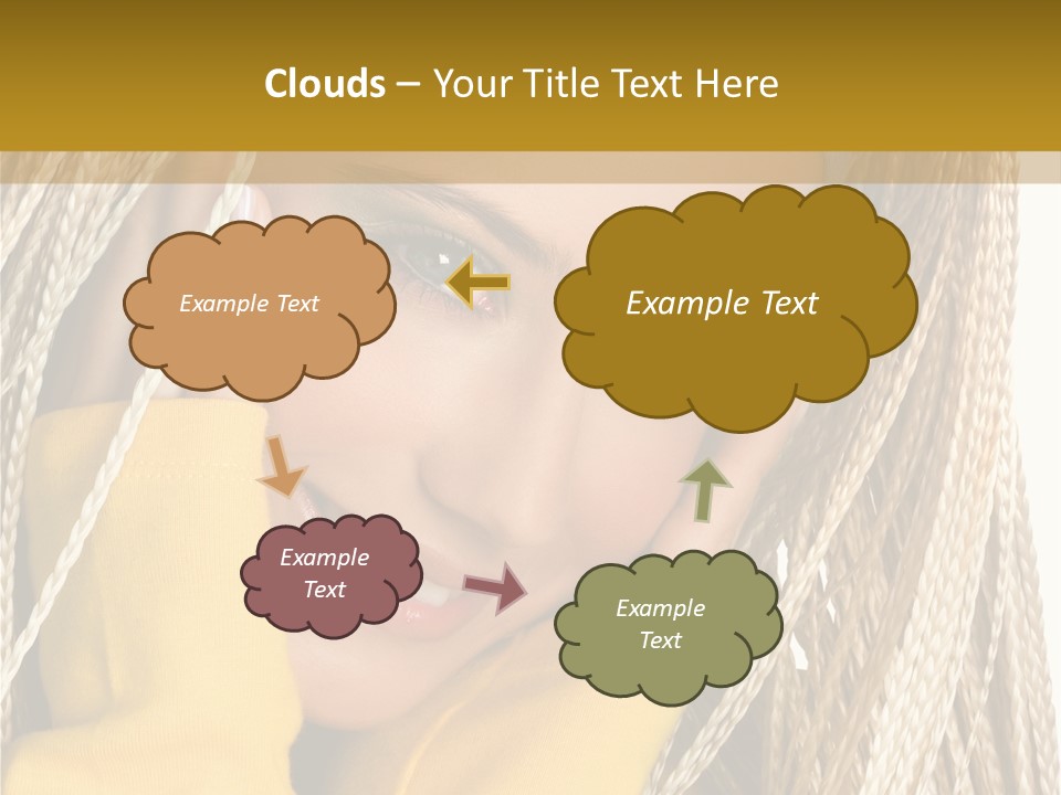 Dreadlocks Girl PowerPoint Template