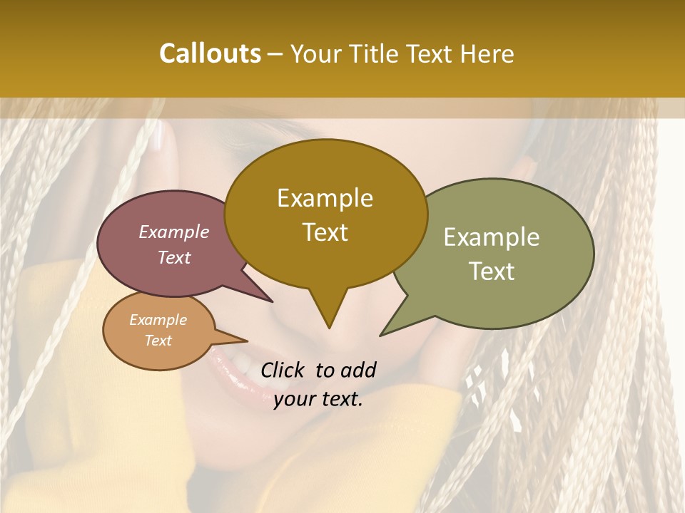 Dreadlocks Girl PowerPoint Template