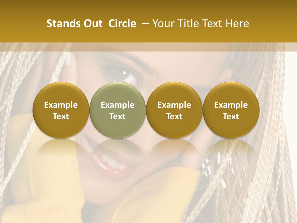 Dreadlocks Girl PowerPoint Template