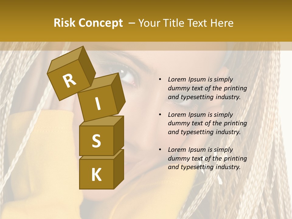 Dreadlocks Girl PowerPoint Template