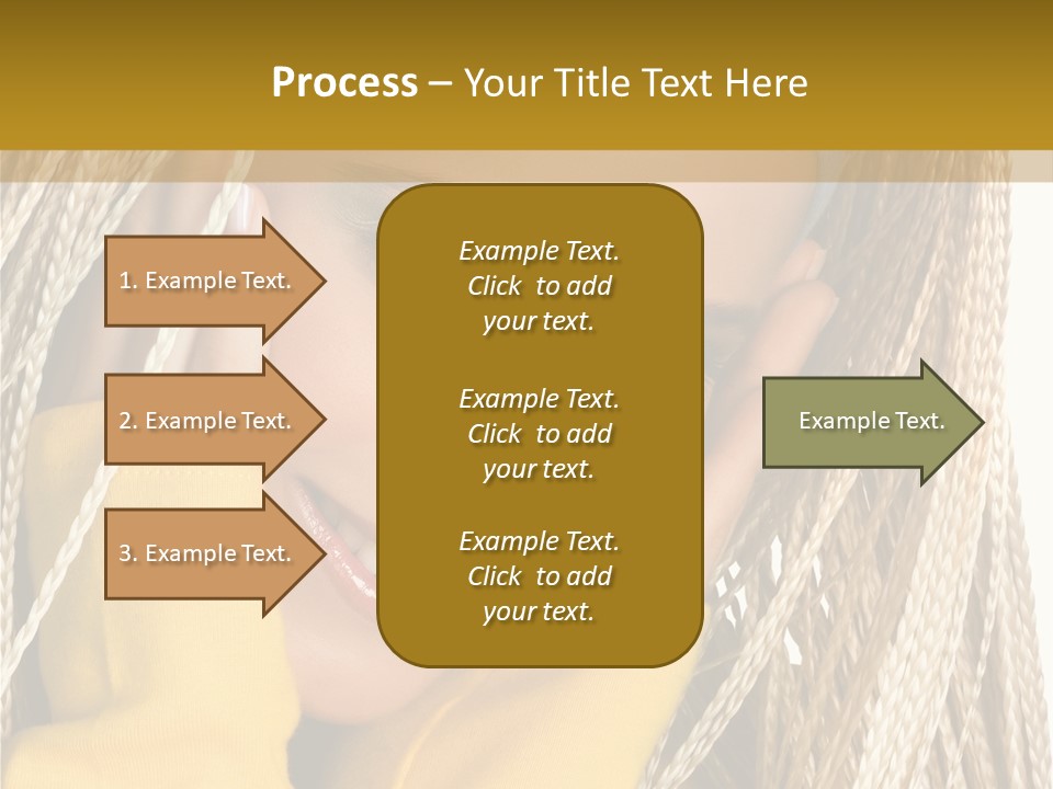 Dreadlocks Girl PowerPoint Template
