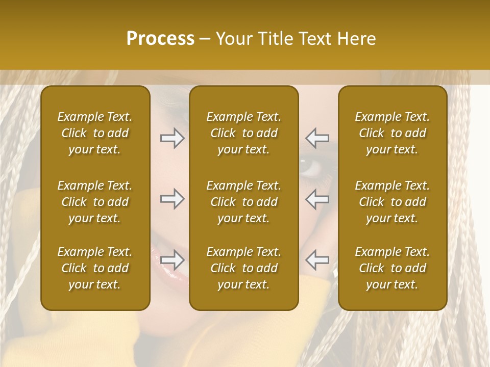 Dreadlocks Girl PowerPoint Template