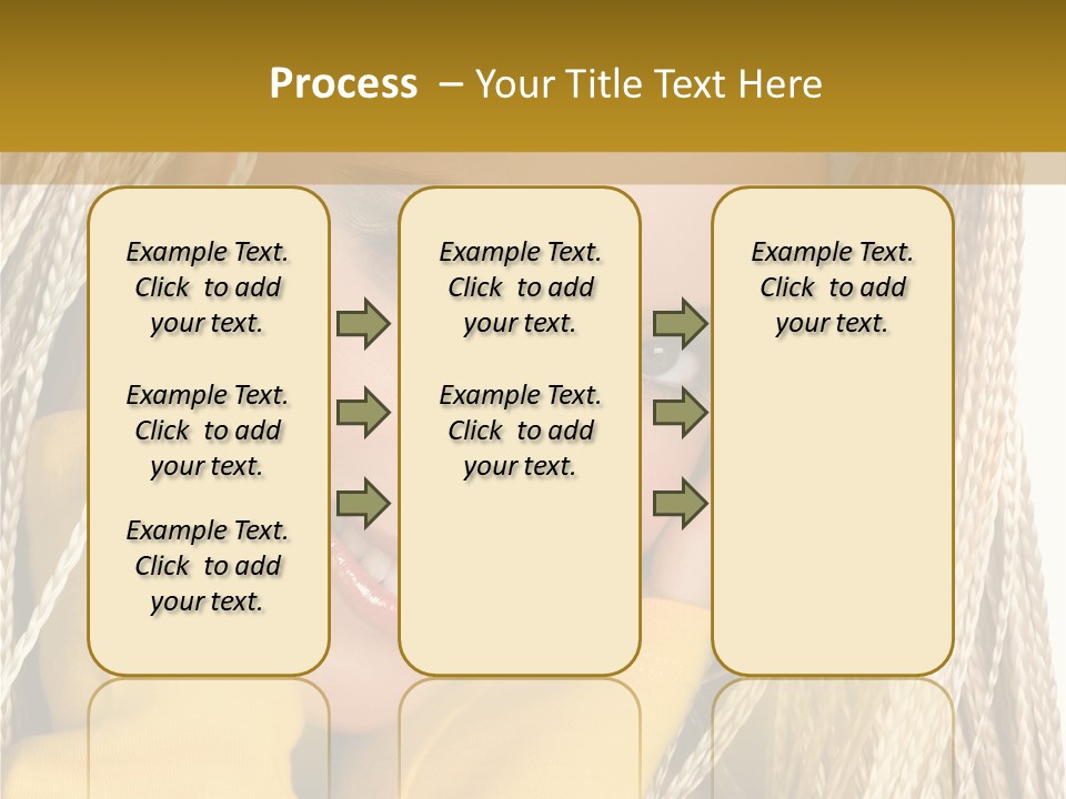 Dreadlocks Girl PowerPoint Template